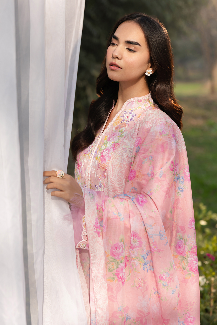RajBari Summer Printkari Exclusive Lawn Unstitched 3Pc Suit D-03