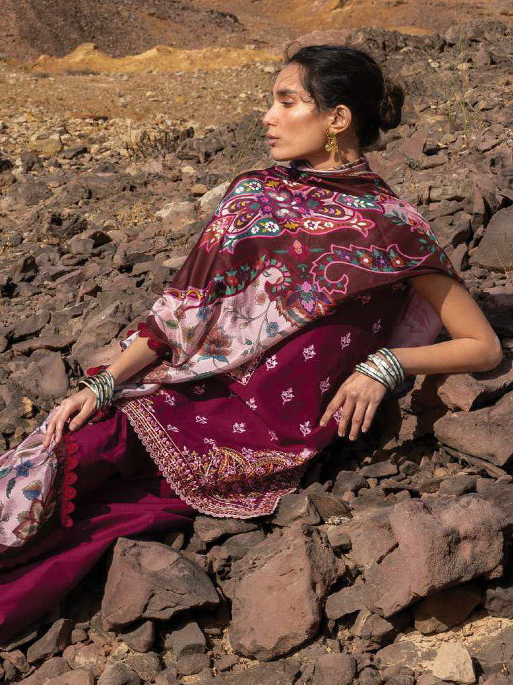 Zainab Chottani Embroidered Lawn Unstitched 3Pc Suit D-03 Aylin