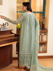 LaMode by Xenia Formals Unstitched Chiffon 3Pc Suit D-03 OLGA