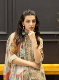 Zainab Chottani Tahra Embroidered Lawn Unstitched 3Pc Suit D-03 AYMAH
