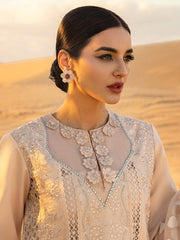 Rang Rasiya Premium Embroidered Lawn Unstitched 3Pc Suit D-03 ELAHEH
