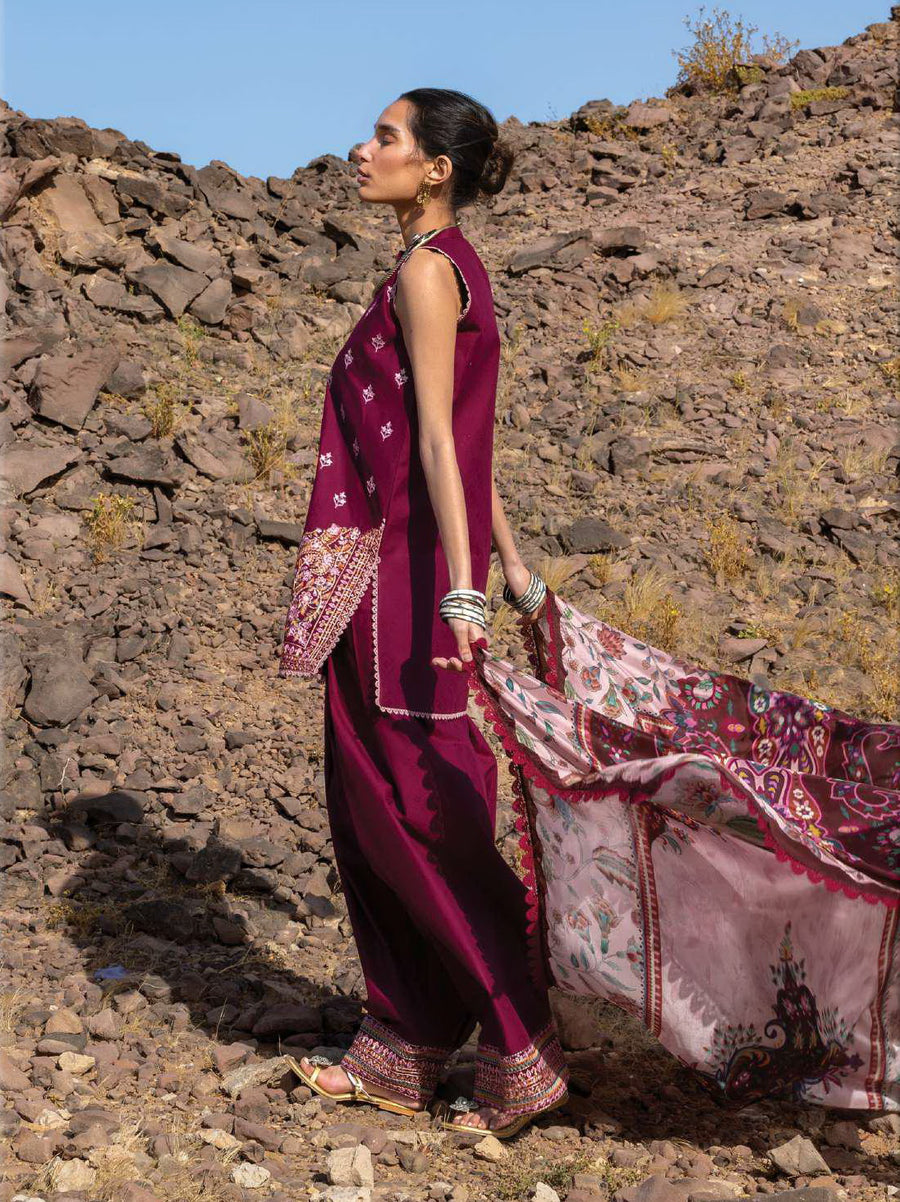 Zainab Chottani Embroidered Lawn Unstitched 3Pc Suit D-03 Aylin