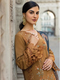 Rang Rasiya Carnation Embroidered Linen Unstitched 3Pc Suit D-03 Autumn