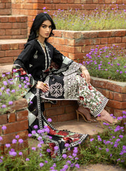 Zainab Chottani Luxe Lawn Unstitched Embroidered 3Pc Suit D-03 Fia