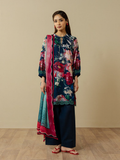 Coco by Zara Shahjahan Prints Unstitched Lawn 3Pc Suit D-03A AVENA
