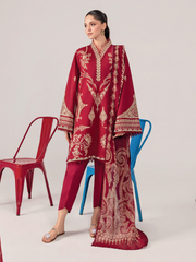 Maria.B M.Basics Embroidered Lawn Unstitched 3Pc Suit MB-CUSV13-03-A
