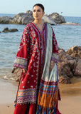 Sadaf Fawad Khan Siraa Embroidered Lawn Unstitched 3Pc Suit D-03 AATISH