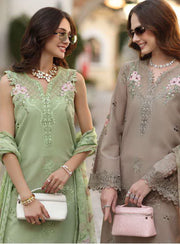 Noor by Saadia Asad Luxe Chikankari Unstitched Lawn 3Pc Suit D3-A