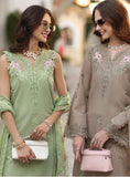Noor by Saadia Asad Luxe Chikankari Unstitched Lawn 3Pc Suit D3-B