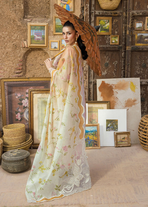 Saira Shakira Bloom Embroidered Lawn Unstitched 3Pc Suit D-03B LANA