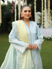 Rang Rasiya Luxury Silk Unstitched Embroidered 3Pc Suit D-06 Feryal