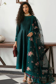 Iris by Jazmin Embroidered Eid Lawn Unstitched 3Pc Suit D-03 GREEN GEMSTONE