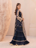 House of Nawab Miorah Embroidered Organza Unstitched 3Pc Suit D-03 IRAMMA - A