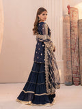 House of Nawab Miorah Embroidered Organza Unstitched 3Pc Suit D-03 IRAMMA - A