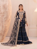 House of Nawab Miorah Embroidered Organza Unstitched 3Pc Suit D-03 IRAMMA - A