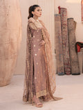 House of Nawab Miorah Embroidered Organza Unstitched 3Pc Suit D-03 IRAMMA - B