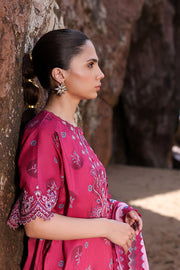 Ayzel Tropicana Embroidered Lawn Unstitched 3Pc Suit AZL-24-V2-03 Lenora