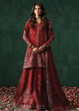 Afrozeh Divani Embroidered Raw Silk Unstitched 3Pc Suit AS-V3-24-03 Tajdaar