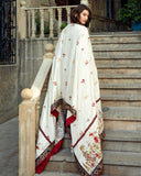 Mushq Broadway Embroidered Jacquard Viscose Unstitched 3Pc Suit - Flying Kiss