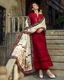 Mushq Broadway Embroidered Jacquard Viscose Unstitched 3Pc Suit - Flying Kiss