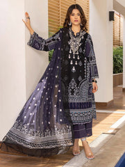 Belle ame by Humdum Embroidered Lawn Unstitched 3Pc Suit D-03