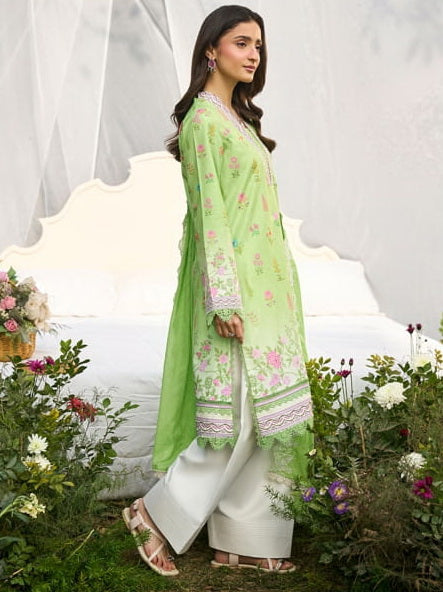 Raha by RajBari Summer Print Exclusive Lawn Unstitched 3Pc Suit D-03