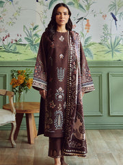Bellini by Seran Embroidered Khaddar Unstitched 3Pc Suit D-03 ARIANE