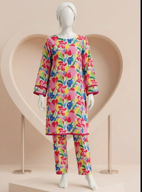 Ittehad Day to Day Vol-02 Printed Lawn Unstitched 2Pc Suit D-13