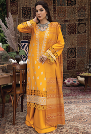 Denara by Humdum Embroidered Wool Unstitched 3Pc Suit D-03