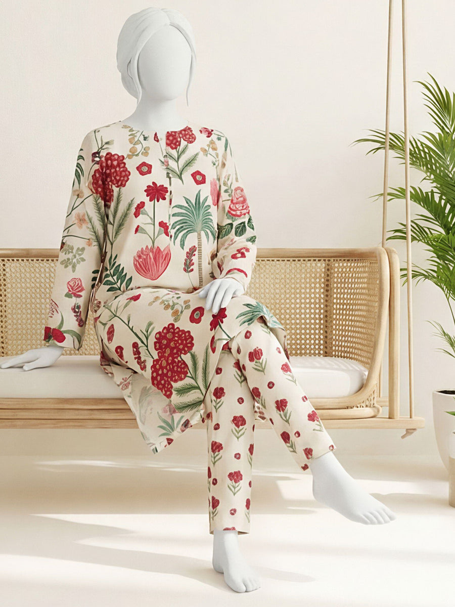 Ittehad Daily Afairs Printed Lawn Unstitched 2Pc Suit D-04