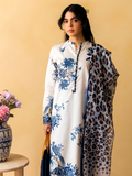 Coco Prints by Zara Shahjahan Unstitched Lawn 3Pc Suit D-03 INDIGO