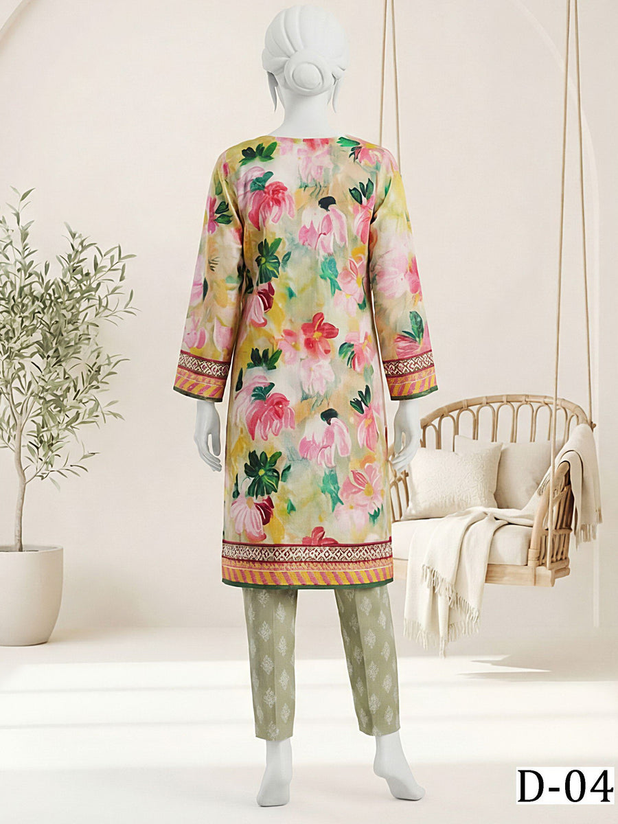Ittehad Daily Afairs Printed Lawn Unstitched 2Pc Suit D-05