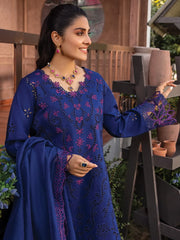 Rang Rasiya Premium Embroidered Lawn Unstitched 3Pc Suit D-04 ZARA