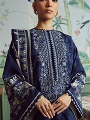 Bellini by Seran Embroidered Viscose Unstitched 3Pc Suit D-04 ADELINE