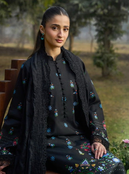 Raha by RajBari Summer Print Exclusive Lawn Unstitched 3Pc Suit D-04