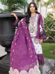 Belle ame by Humdum Embroidered Lawn Unstitched 3Pc Suit D-04