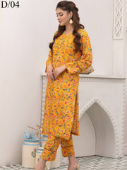 Pehli Nazar by Manizay Printed Viscose Unstitched 2 Piece Suit D-04