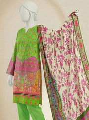 Ittehad Essential Vol-02 Unstitched Printed Lawn 3Pc Suit D-05