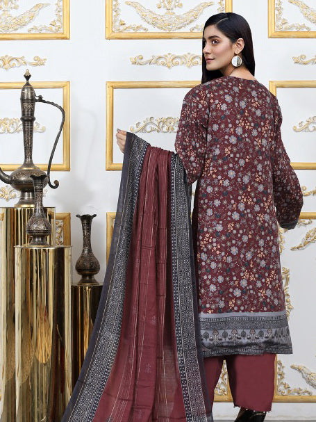 Shaista Digital Printed Viscose Unstitched 3 Piece Suit D-04