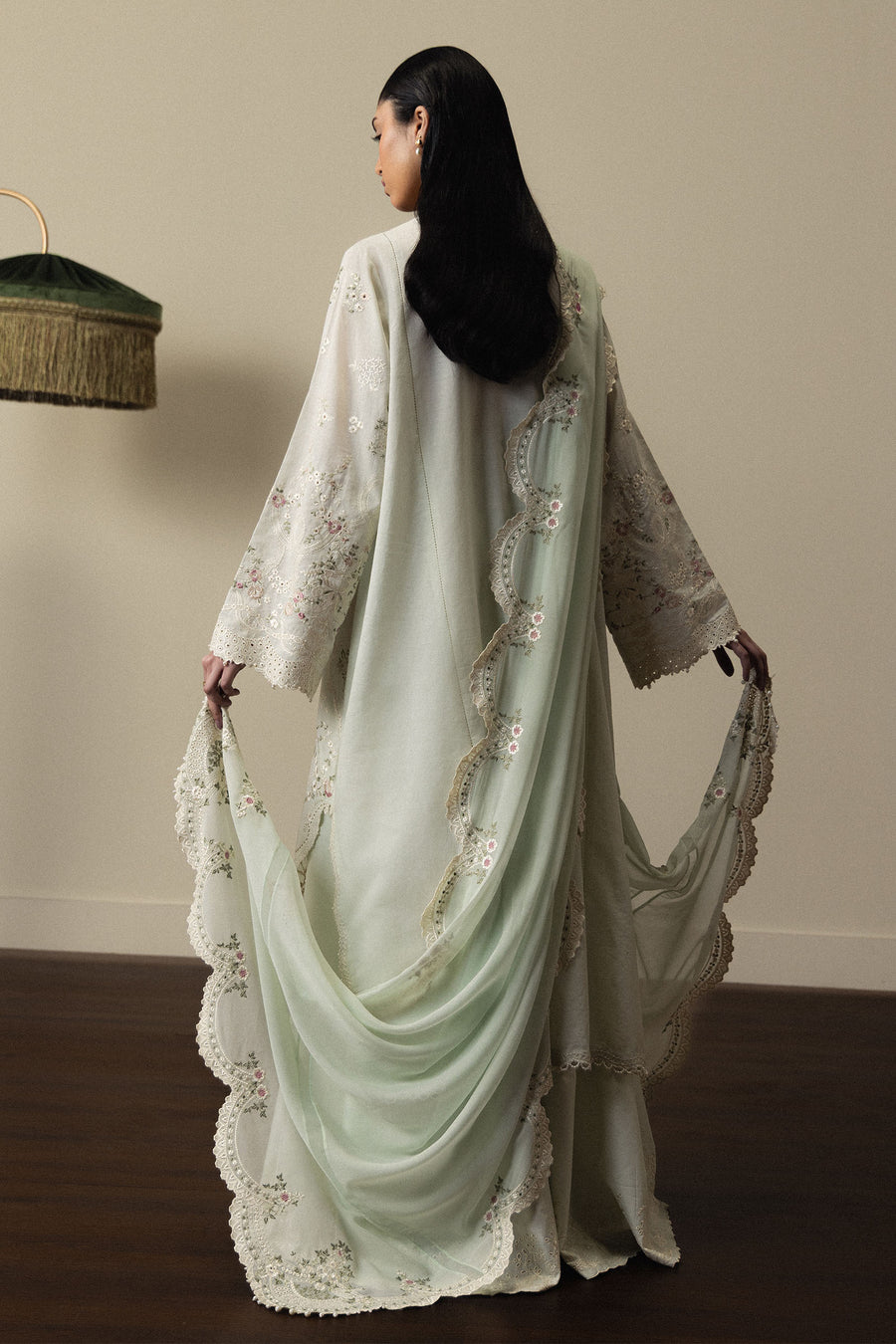 Zara Shahjahan Satori Stillness & Luxury Unstitched Lawn 3Pc Suit D-04 AOIHA