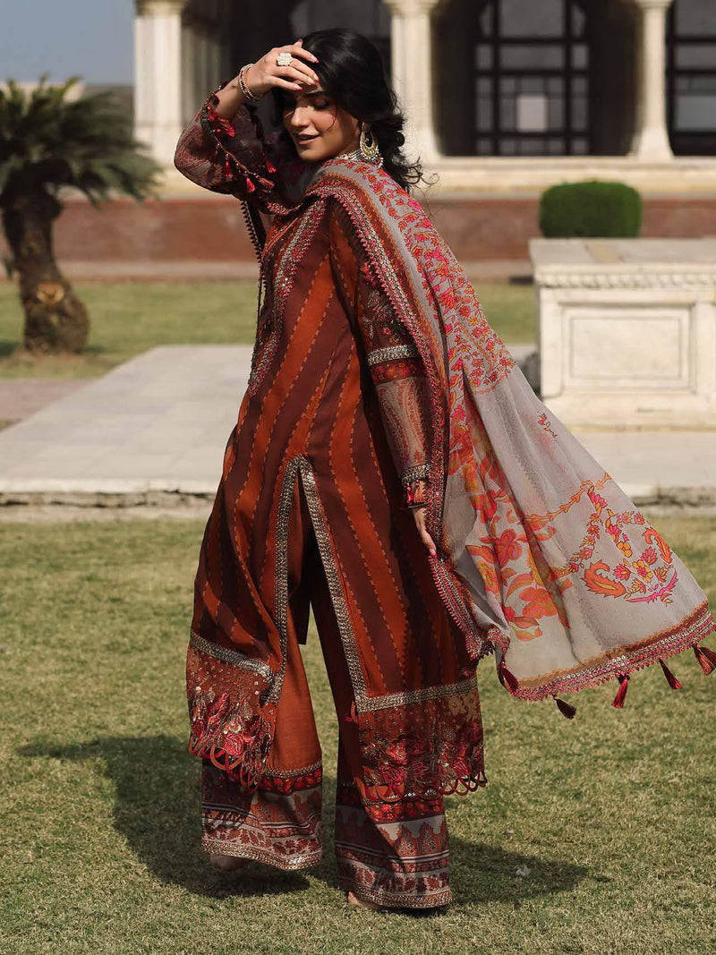 Charizma Vasal Vol-06 Embroidered Chiffon Unstitched 3Pc Suit VSL25-42