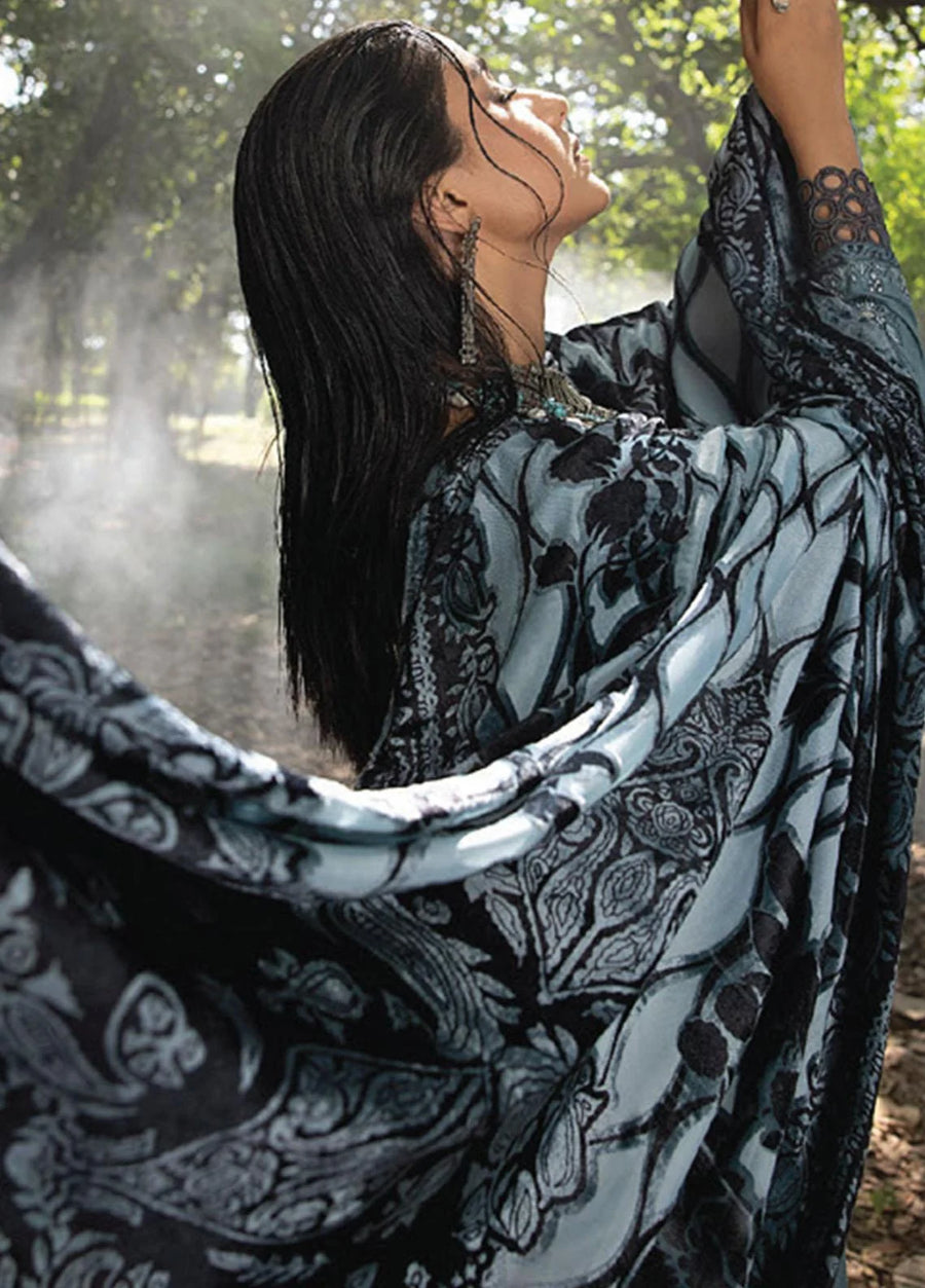 MIRK by Humdum Unstitched Embroidered Wool 3Pc Suit D-04