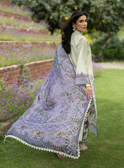 Zainab Chottani Luxe Lawn Unstitched Embroidered 3Pc Suit D-04 Kyra