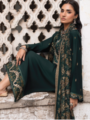 CELTS Mehr Premium Embroidered Karandi Unstitched 3Pc Suit D-04