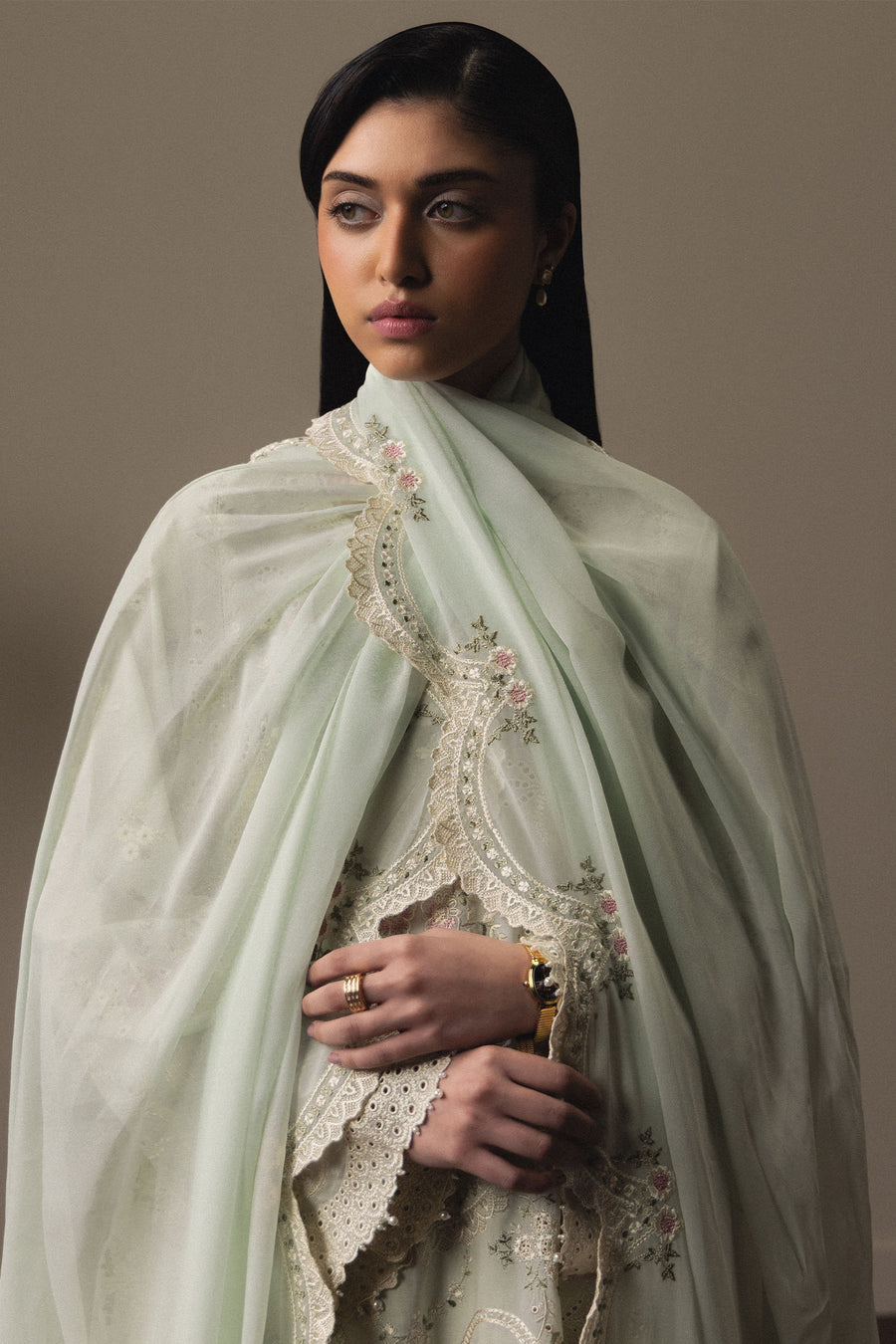 Zara Shahjahan Satori Stillness & Luxury Unstitched Lawn 3Pc Suit D-04 AOIHA