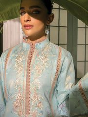 Rang Rasiya Florence Embroidered Lawn Unstitched 2Pc Suit D-04 BELLA