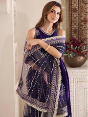 Noor Kaani by Saadia Asad Embroidered Velvet Unstitched 3Pc Suit D-04