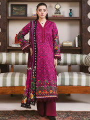 Raha by RajBari Summer Prints Exclusive Lawn Unstitched 3Pc Suit D-04