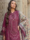 Rang Rasiya Carnation Embroidered Karandi Unstitched 3Pc Suit D-04 Abigail