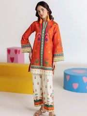 RajBari Amal Summer Prints Exclusive 2Pc Unstitched Lawn Suit D-04
